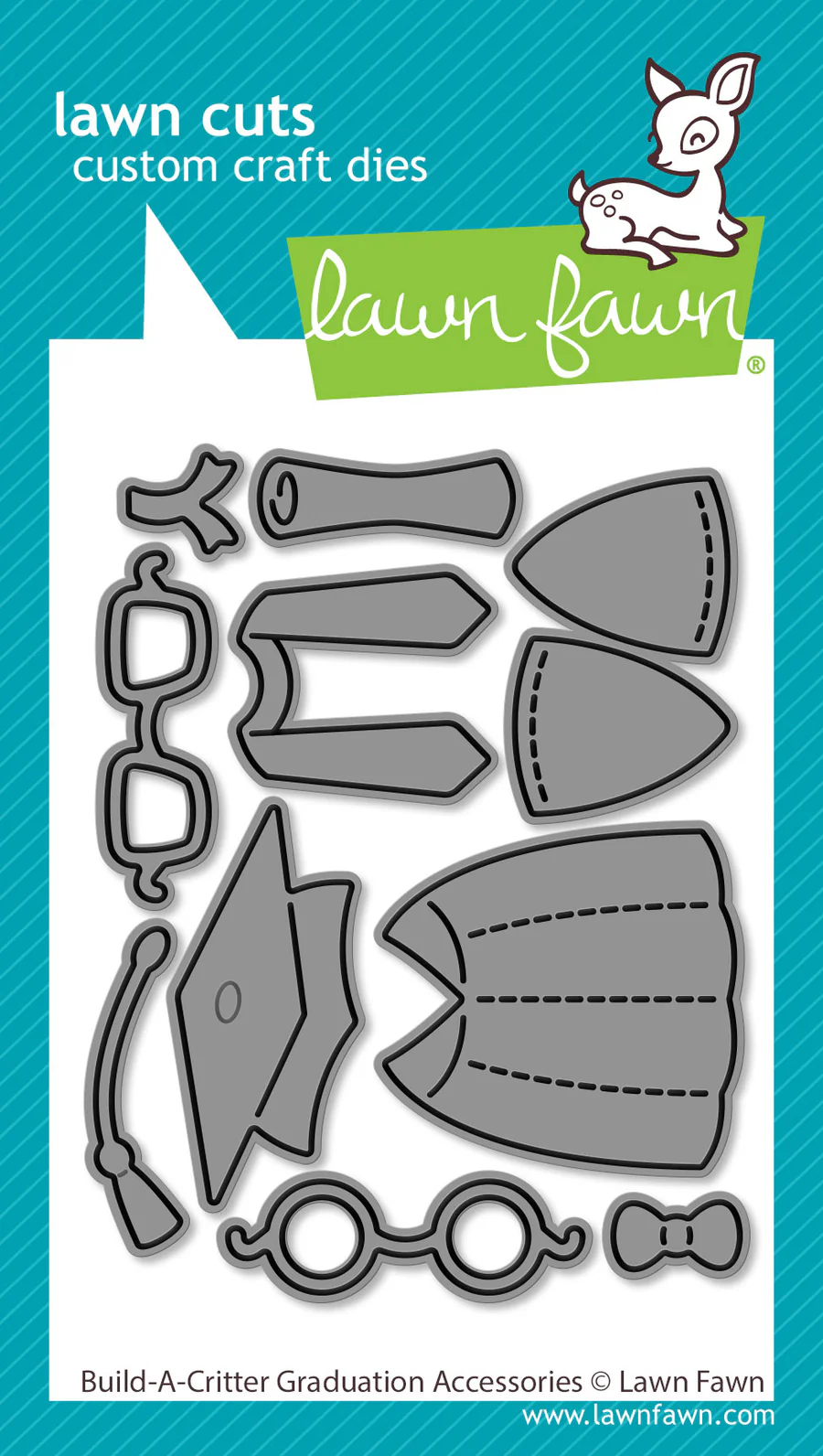 Build-A-Critter Graduation Accessories - Lawn Cuts